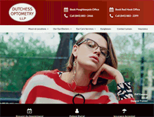 Tablet Screenshot of dutchessoptometry.org